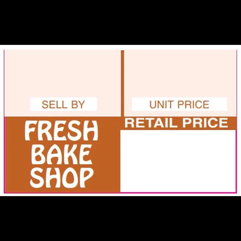M1155 Fresh Bake Shop Label Brown 16 Sleeves/Case