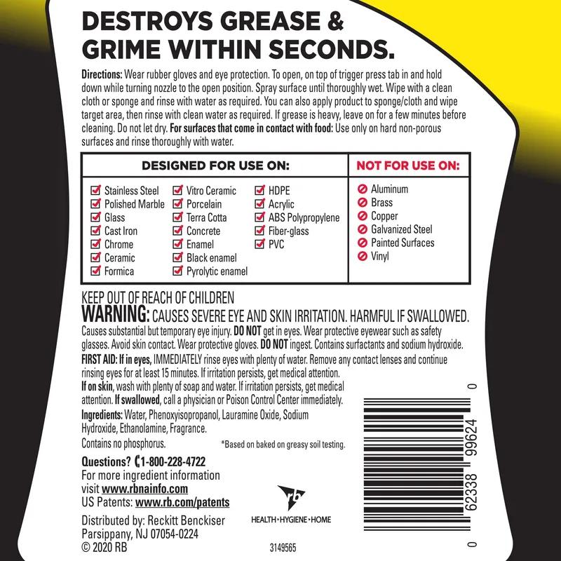 Easy-Off® Cleaner & Degreaser 6/Case