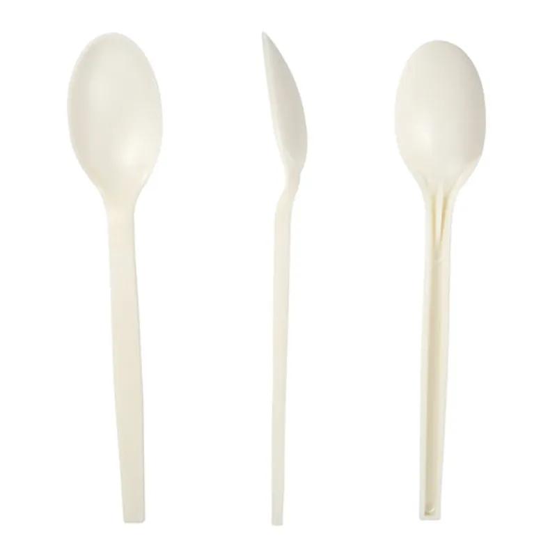 Spoon 7 IN PSM Natural 50 Count/Pack 20 Packs/Case 1000 Count/Case