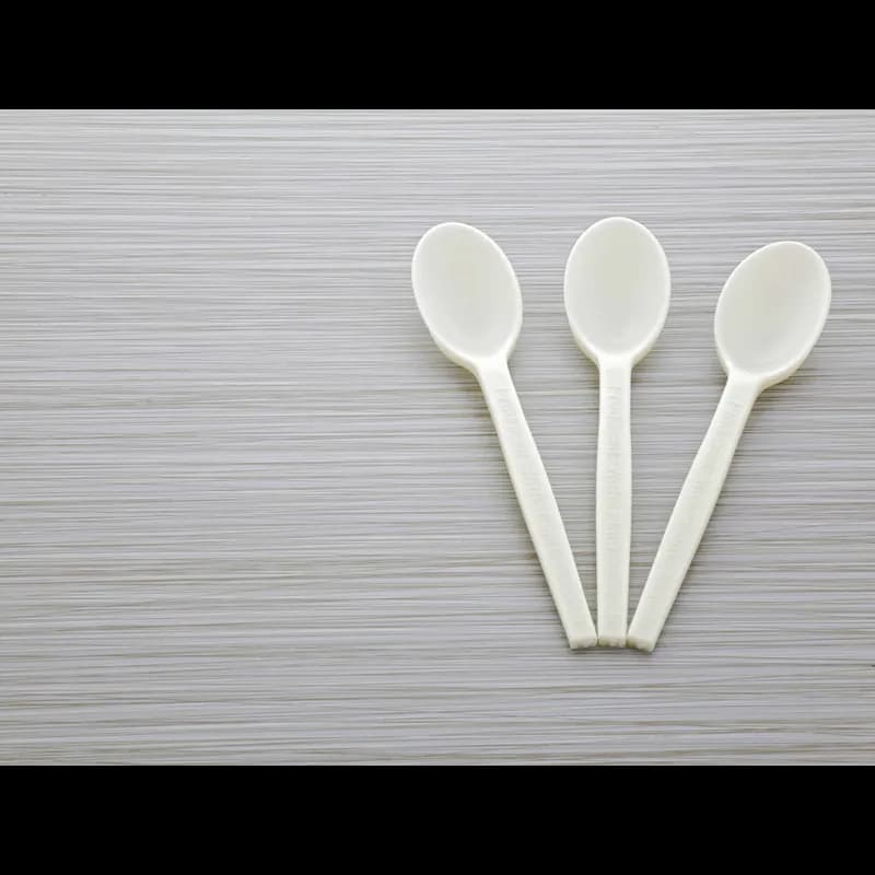 PrimeWare® Spoon 7 IN PSM Natural 50 Count/Pack 20 Packs/Case 1000 Count/Case