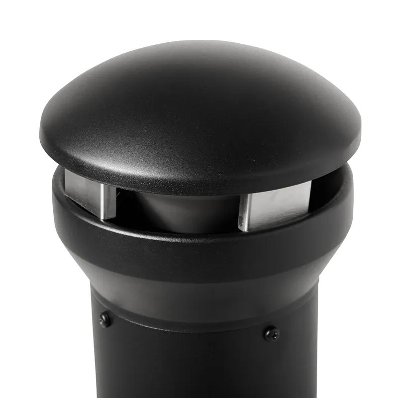 Infinity™ Smoking Receptacle 13.1X39.25 IN Black Metal 1/Each