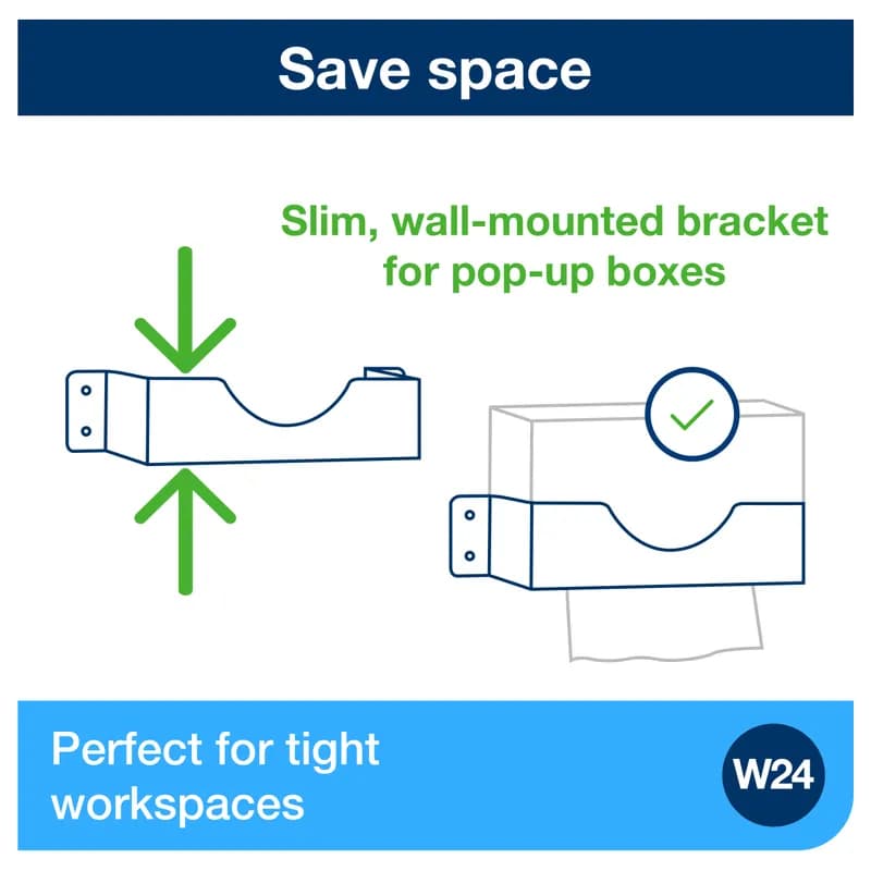 Tork Cleaning Wipe 16.5X8.54 IN Paper Blue Interfold Refill Pop-Up Box Industrial 90 Count/Pack 10 Packs/Case