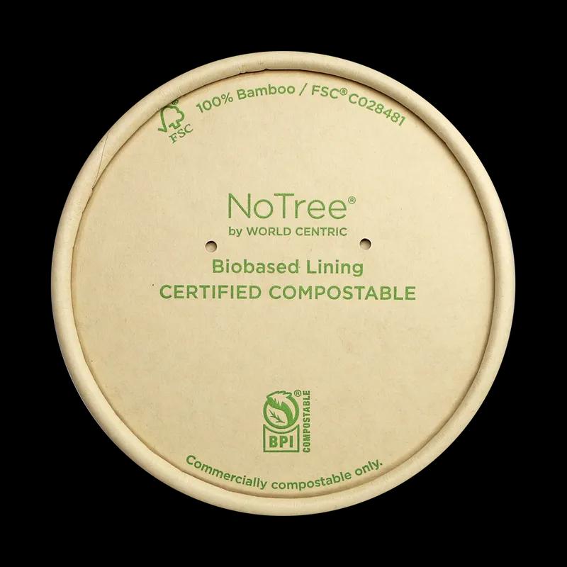 NoTree® Lid For Tall Paper Bowl 500/Case