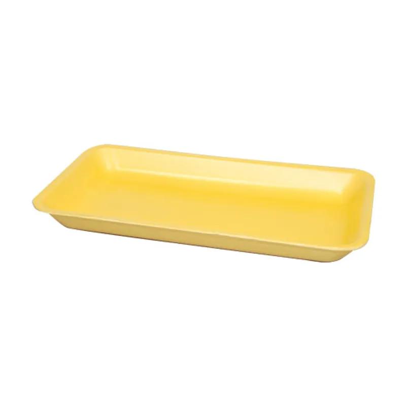 15P Meat Tray 14.75X8X1.45 IN Polystyrene Foam Yellow 200/Bundle