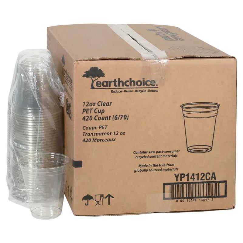 EarthChoice® Cup 12 OZ RPET Clear 420/Case