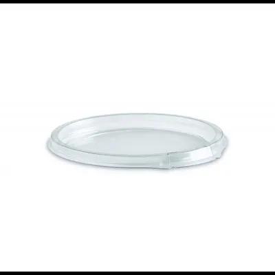 Crystal Seal® Lid Flat 4.72X0.43 IN PET Clear Round For 12 OZ Deli Container 600/Case