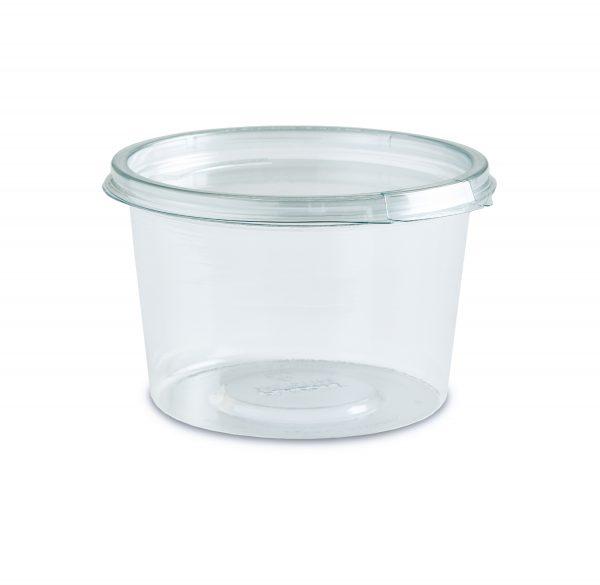 Crystal Seal® Deli Container 16 OZ PET Clear Round 600/Case