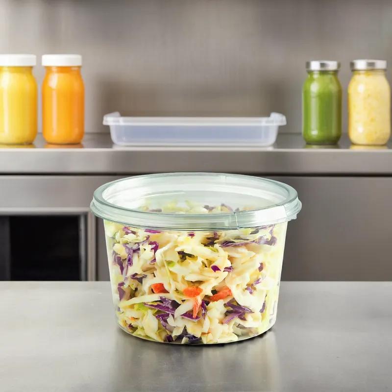 Crystal Seal® Deli Container 16 OZ PET Clear Round 600/Case