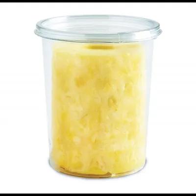 Crystal Seal® Cored Pineapple Deli Container 32 OZ PET Clear Round 300/Case