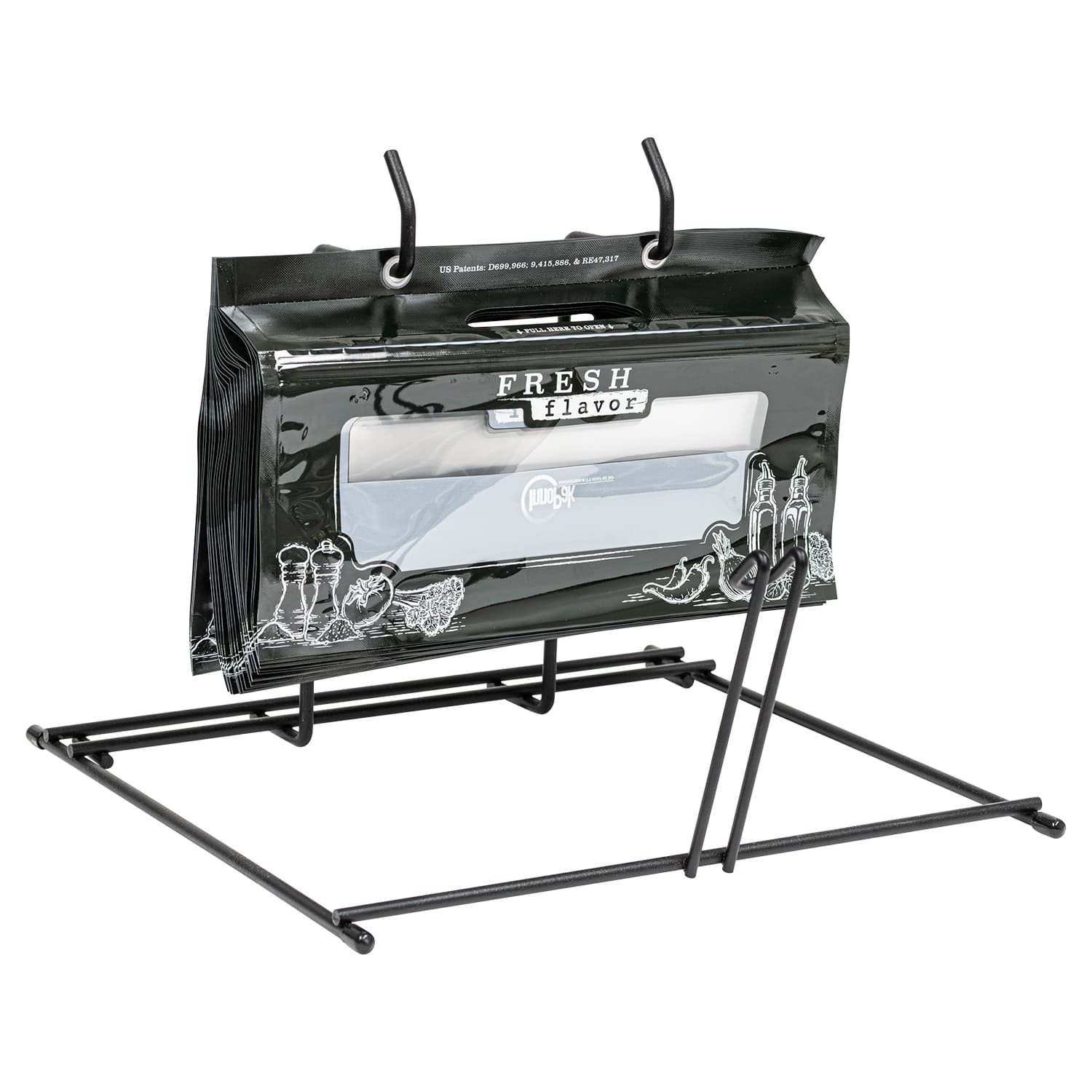 FRESH FLAVOR™ Rotisserie Chicken Bag Half With Handle Vented 250/Case