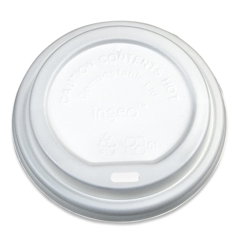 Victoria Bay Lid 90MM CPLA For 10-20 OZ Hot Cup 1000/Case