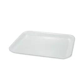 15P Meat Tray 8X14.75X1.45 IN Polystyrene Foam White Heavy 200/Bundle