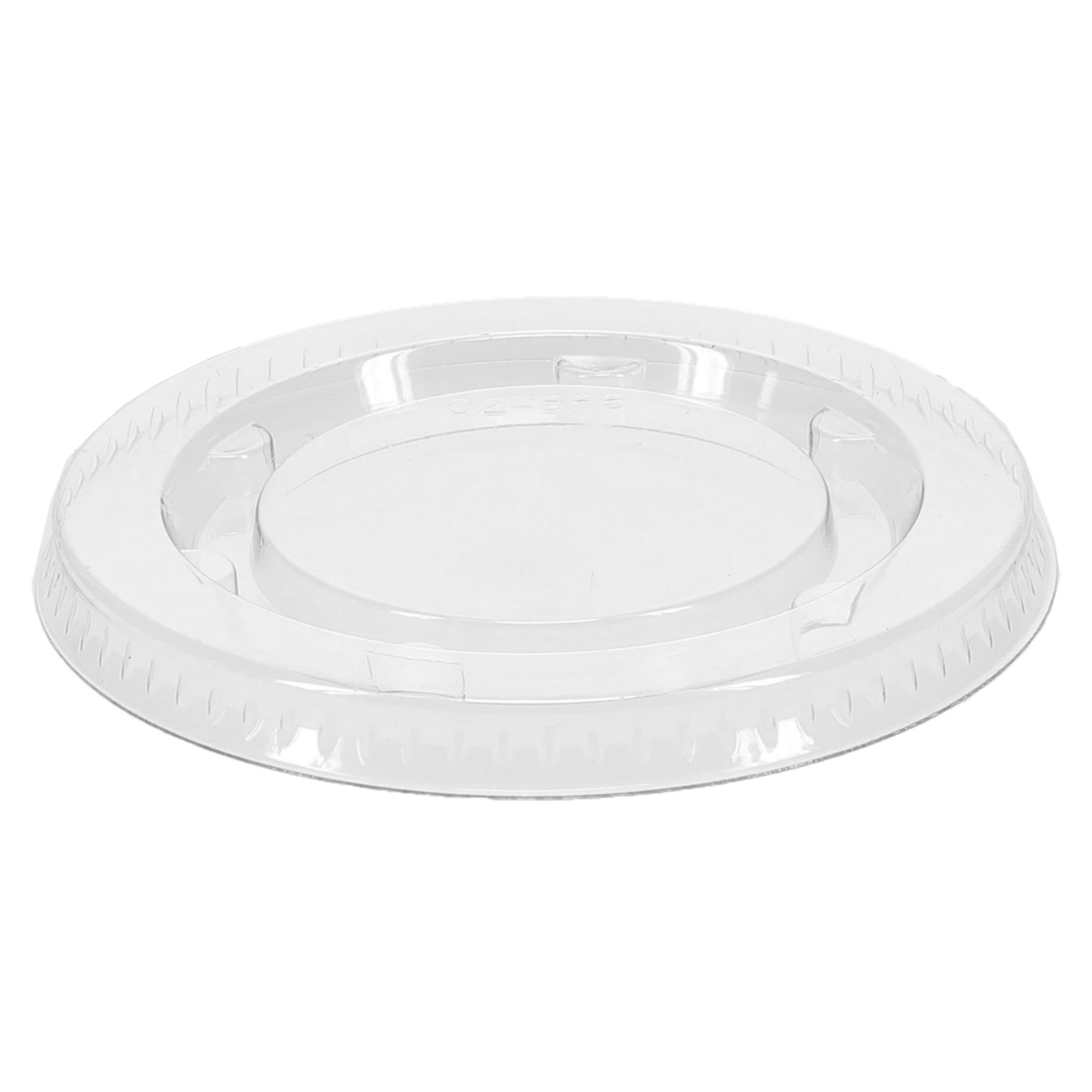 Lid Flat 2.54X0.23 IN PET Clear For 2 OZ Souffle & Portion Cup 2400/Case