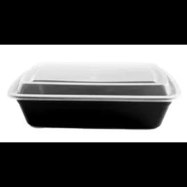 Take-Out Container Base & Lid Combo 38 OZ PP Rectangle 150/Case