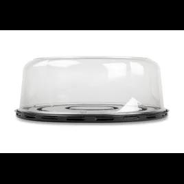 DisplayCake® Cake Container & Lid Combo With Dome Lid 8 IN PET Black Clear Round 100 Count/Case 16 Cases/Pallet