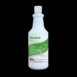 HOMBRE Toilet Bowl Cleaner 4X4X9.5 IN 32 FLOZ Heavy Duty RTU Hydrochloric Acid 12/Case