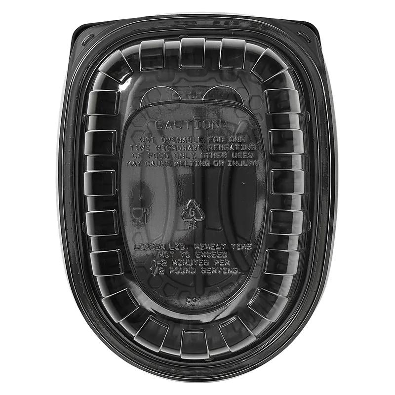 Victoria Bay Container & Lid Combo Roaster Plastic Black Clear Zip Seal 110/Case