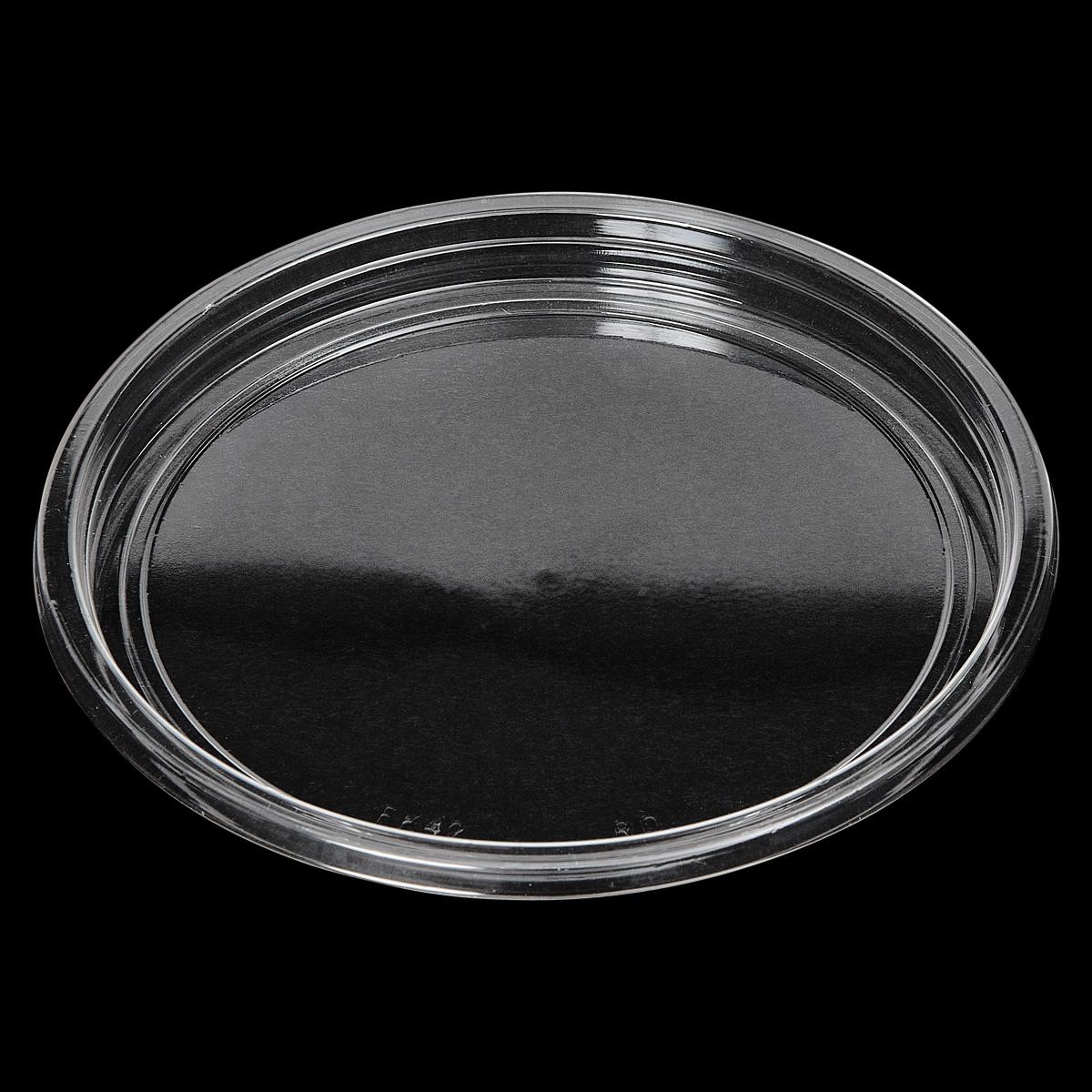 Victoria Bay Lid RPET Clear Round For 8-32 OZ Deli Container Recessed 50 Count/Pack 10 Packs/Case 500 Count/Case