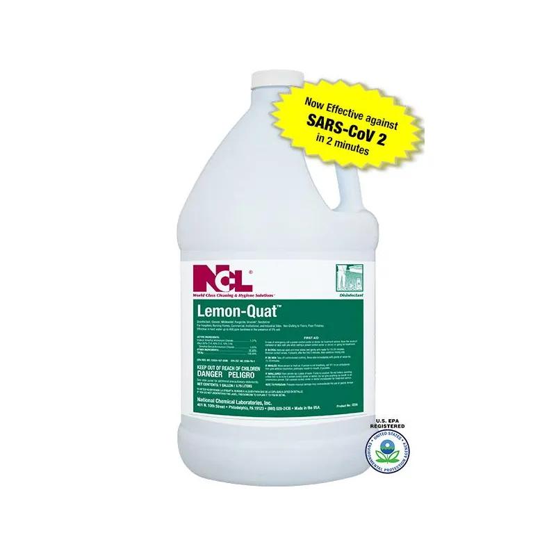 Lemon One-Step Disinfectant 1 GAL Neutral Concentrate Bactericidal Virucidal Mildewstat 4/Case