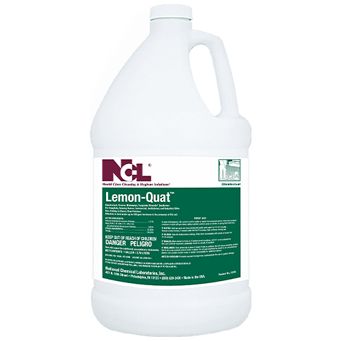 Lemon One-Step Disinfectant 6X6X12 IN 1 GAL Neutral Concentrate Bactericidal Virucidal Mildewstat 4/Case