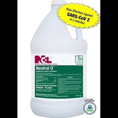 Neutral-Q Floral One-Step Disinfectant 1 GAL Multi Surface Neutral Concentrate 4/Case