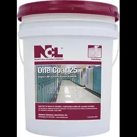 One Coat 25 Floor Finish 5 GAL Burnishing RTU Metal Bonded Integrated Polymer 1/Pail