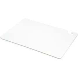 San Jamar Cut-N-Carry Cutting Board 15X20X0.5 IN White 1/Each