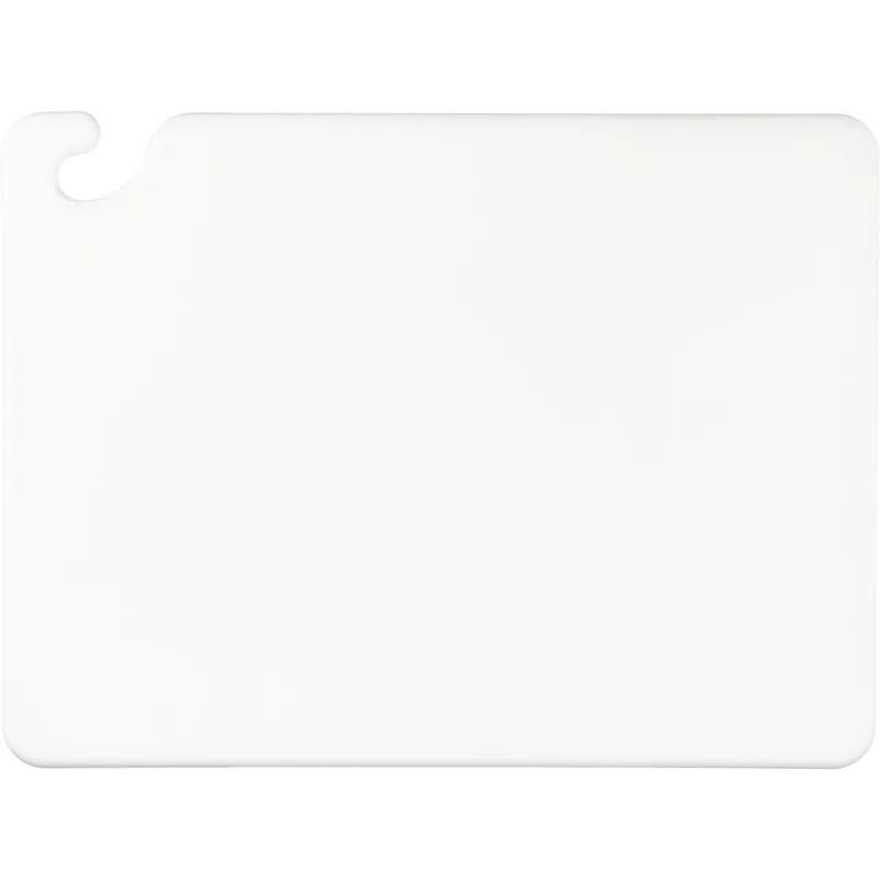 San Jamar Cut-N-Carry Cutting Board 15X20X0.5 IN White 1/Each