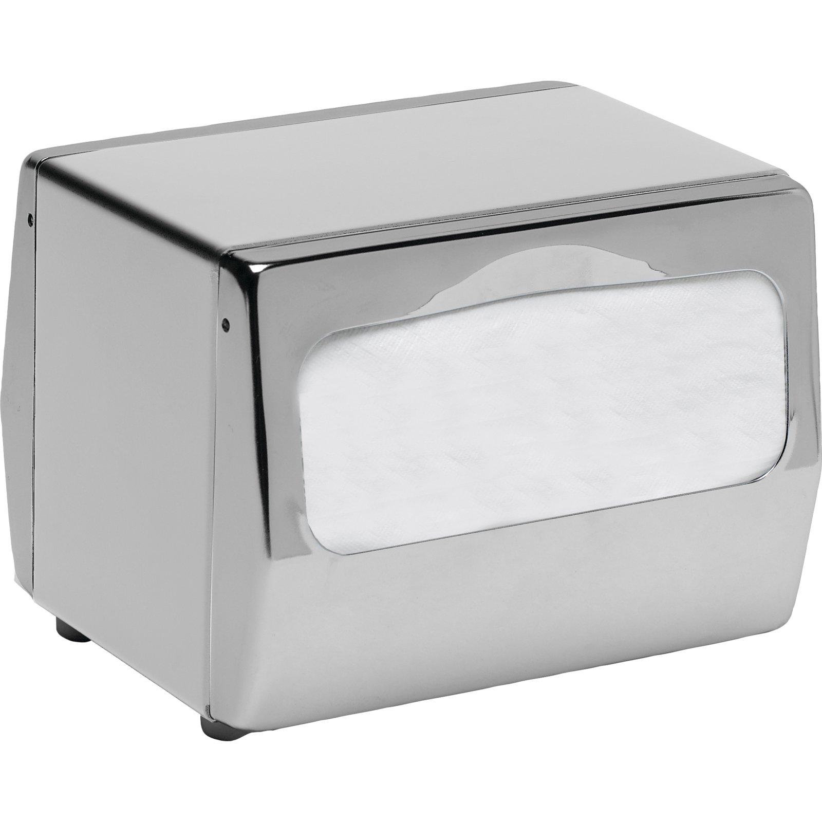 Dispenser Napkins 6.50X8.50X6.25 IN Steel Chrome Plated Full Fold Tabletop 1/Each