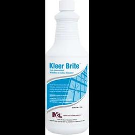 Kleer Brite Mild Scent Window & Glass Cleaner 32 FLOZ RTU Non-Ammoniated 12/Case