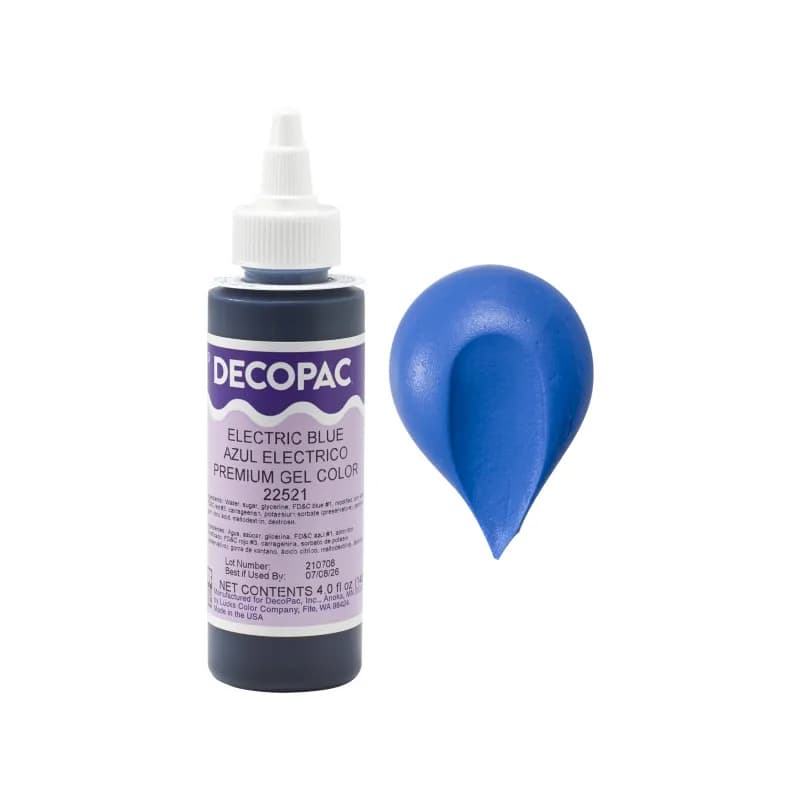 Gel Color 4 OZ Electric Blue 1/Each