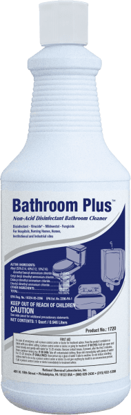 BATHROOM PLUS Floral Restroom Cleaner One-Step Disinfectant 32 FLOZ Multi Surface Neutral RTU Germicidal 12/Case