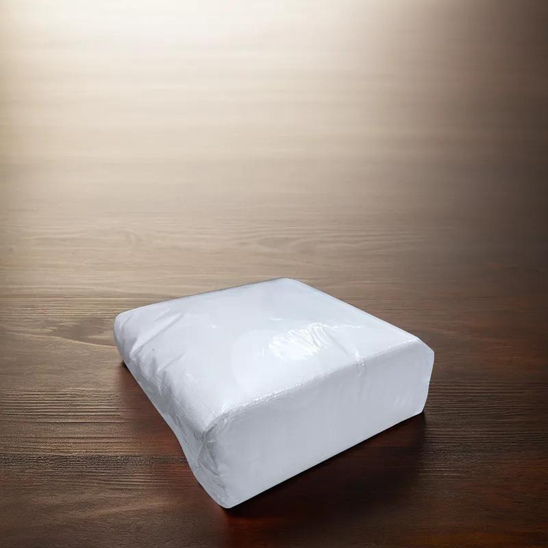 Victoria Bay Dinner Napkins 17X17 IN 8.3X8.6 IN White Virgin Paper 1PLY 1/4 Fold 250 Count/Pack 16 Packs/Case