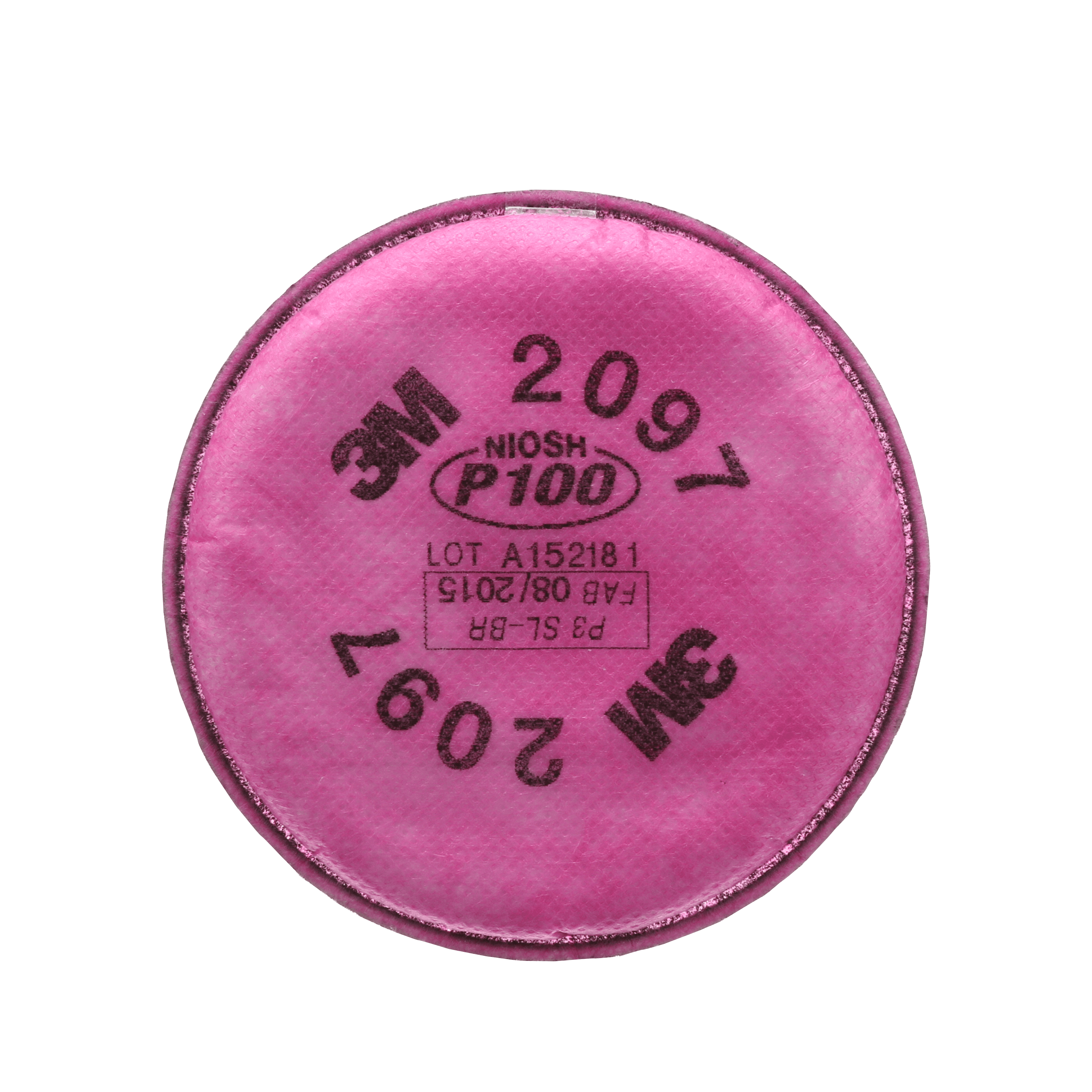 3M™ 2097/07184(AAD) Particulate Mask Replacement Filters 4.3X4.3 IN Nuisance Level Organic Vapor Relief 100/Case
