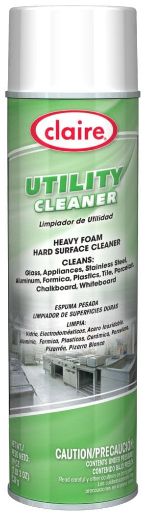 Claire Gleme All Purpose Cleaner 20 OZ Hard Surface Aerosol Foam 12/Case