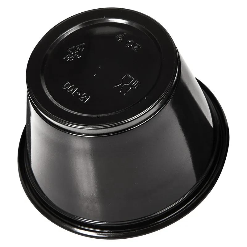 Victoria Bay Souffle & Portion Cup 4 OZ PP Black Round 50 Count/Pack 50 Packs/Case 2500 Count/Case