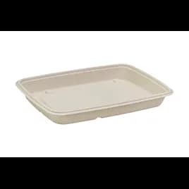 Pulp Plus™ Take-Out Container Base 20 OZ 6X9 IN Pulp Fiber Natural Rectangle 300/Case