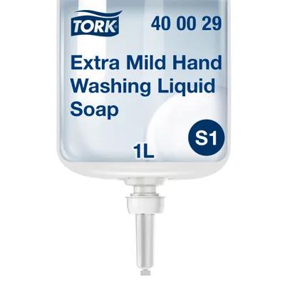 Tork Hand Soap Liquid 1 L Perfume-Free Clear Lotion Extra Mild For S1 1 Count/Pack 6 Packs/Case 6 Count/Case