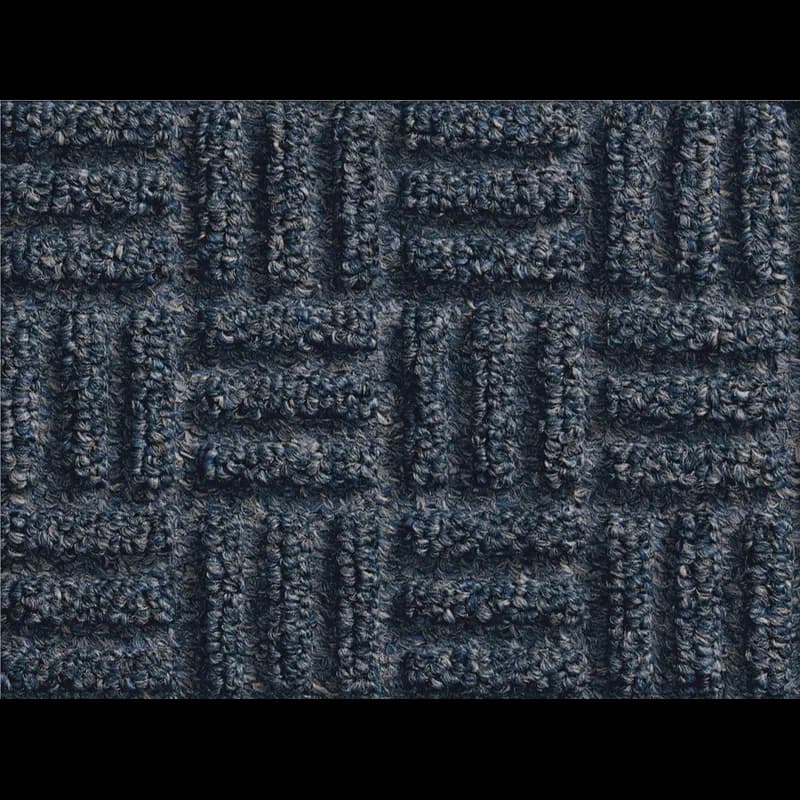 WaterHog® Masterpiece Indoor Entrance Mat 48X72 IN Ocean Wave Solution-Dyed Polypropylene With Cleated SBR Backing 1/Ea
