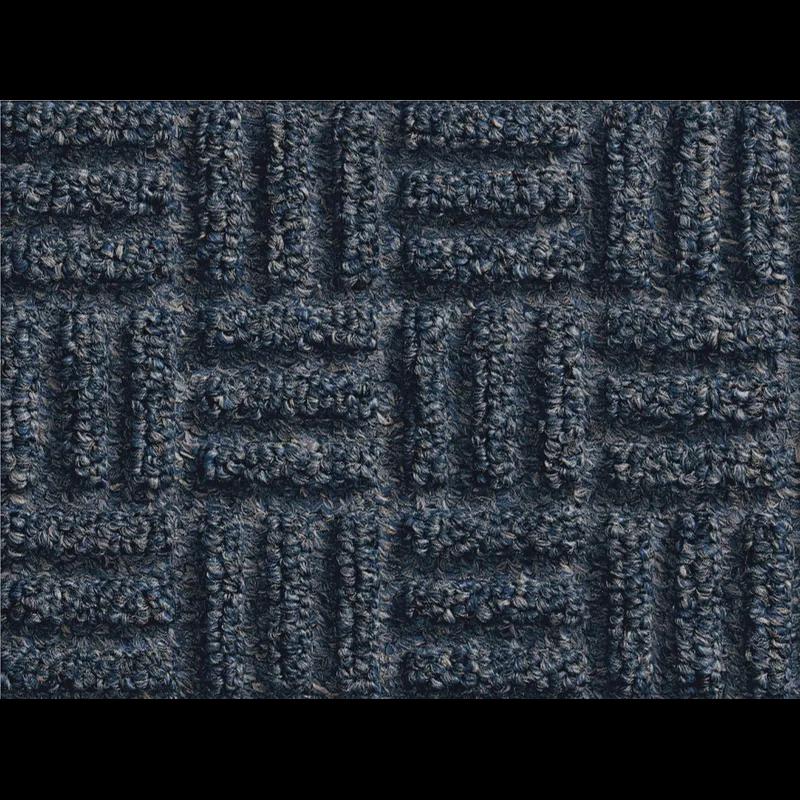 WaterHog® Masterpiece Indoor Entrance Mat 48X72 IN Ocean Wave Solution-Dyed Polypropylene With Cleated SBR Backing 1/Ea