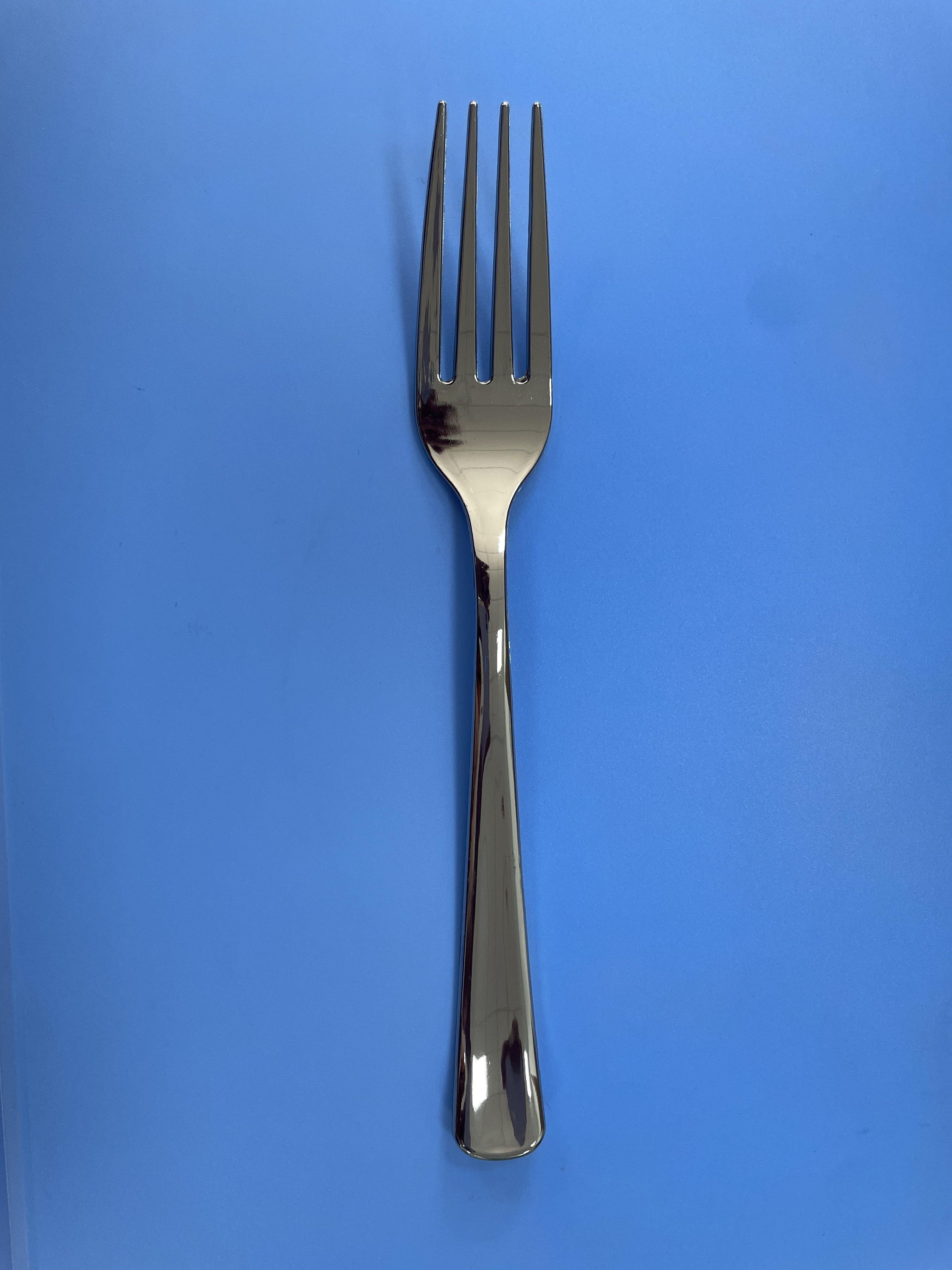 Victoria Bay Fork 7 IN PS Silver Heavyweight Unwrapped 50 Count/Pack 12 Packs/Case 600 Count/Case