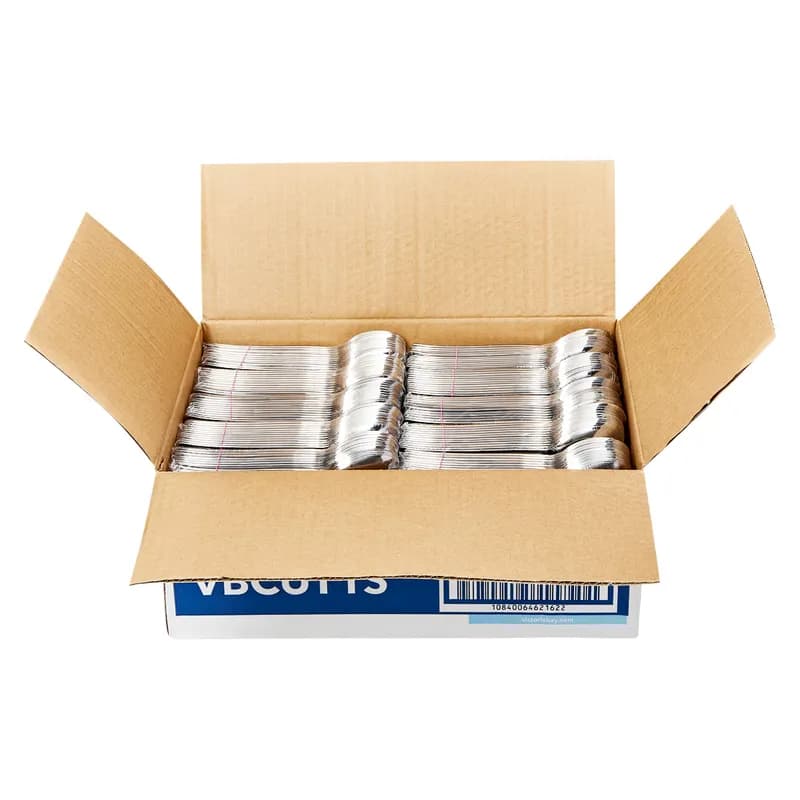 Victoria Bay Teaspoon 7 IN PS Silver Heavyweight Unwrapped 50 Count/Pack 12 Packs/Case 600 Count/Case