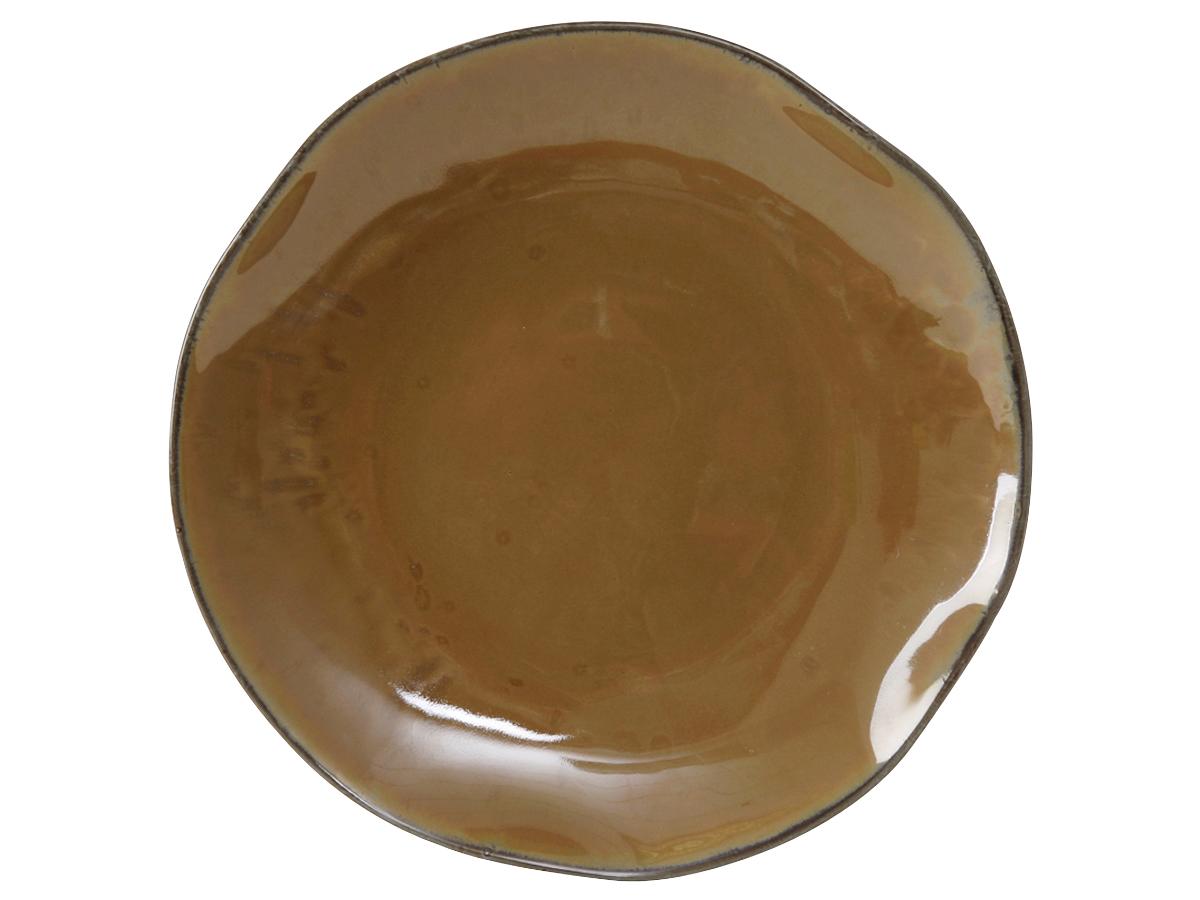 TuxTrendz Artisan Plate 11.625 IN China Mojave Round Fully Vitrified 12/Case