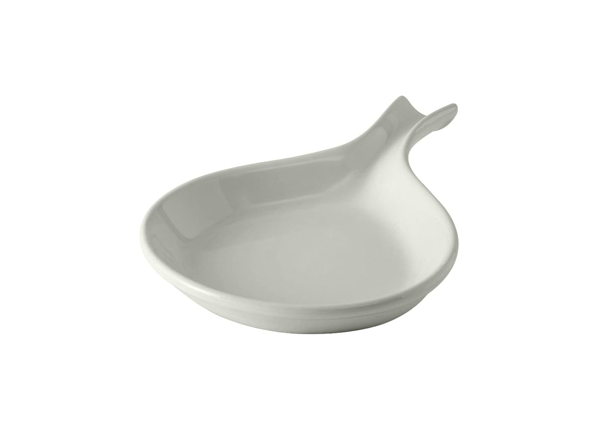 Fry Pan Server 12.75 IN 28.5 OZ China White Oblong Fully Vitrified Oven Safe Dishwasher Safe Microwave Oven Safe 12/Case