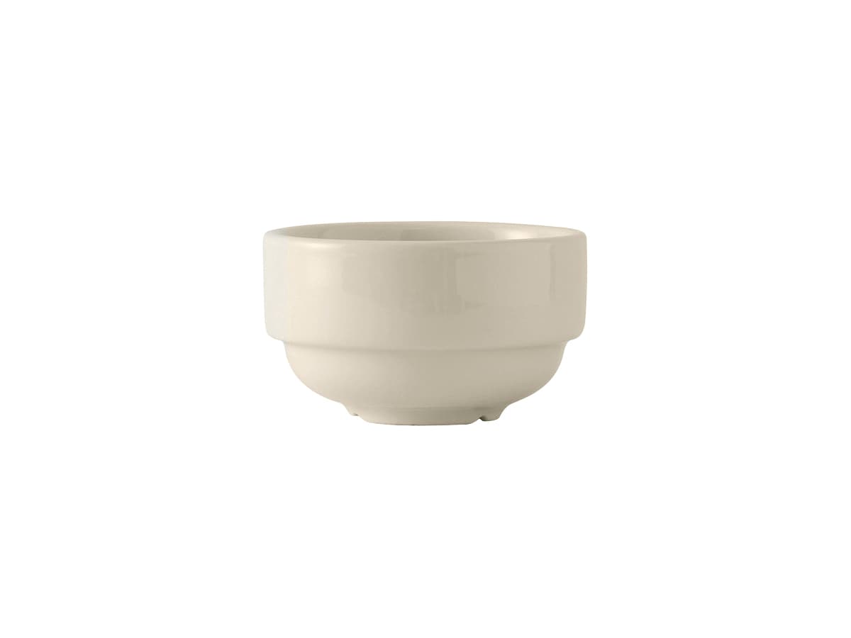Soup Cup 8 OZ China Eggshell Round Fully Vitrified Stackable Oven Safe Dishwasher Safe Microwave Oven Safe 24/Case
