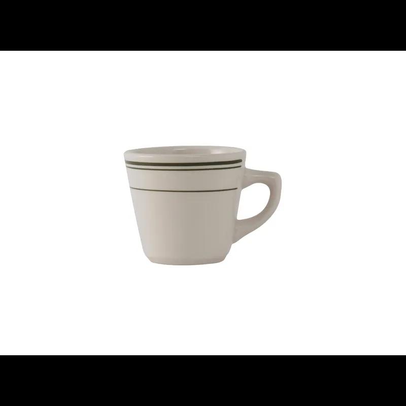 Green Bay Coffee Cup 7 OZ China Eggshell Banded Tall Fully Vitrified 36/Case