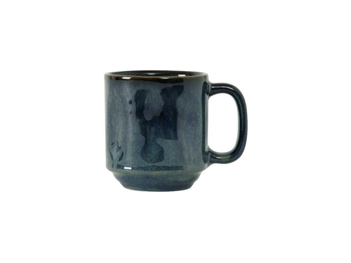 TuxTrendz Artisan Yukon Mug 12 OZ China Night Sky Fully Vitrified Oven Safe Dishwasher Safe Microwave Oven Safe 24/Case