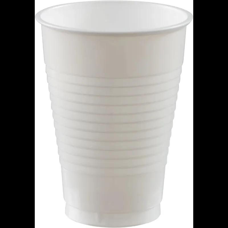 Cup 12 FLOZ Plastic White 20 Count/Pack 10 Packs/Case