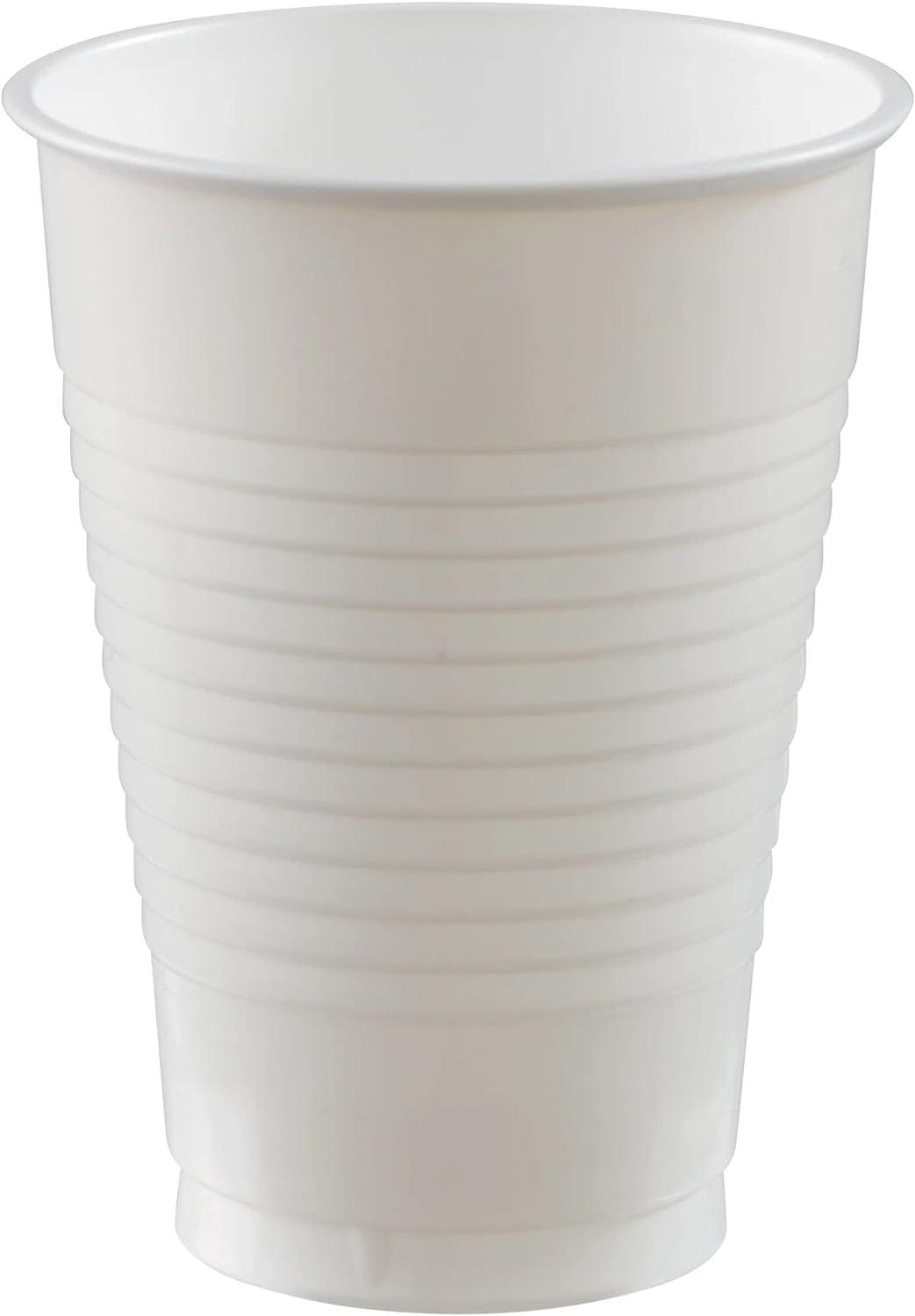 Cup 12 FLOZ Plastic White 20 Count/Pack 10 Packs/Case