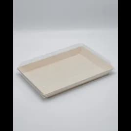 Balsa Serving Tray Base & Lid Combo 8X11X1 IN Wood Natural Clear 50/Case